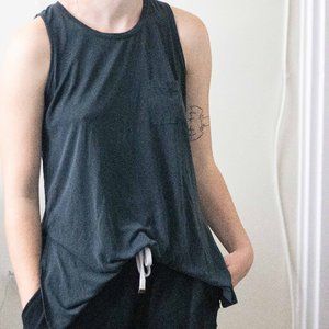 Time and Tru Grey TankTop with front Pocket